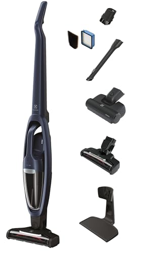 Electrolux WellQ7 Pet Cordless 2-in-1 Vacuum Cleaner with Motorized PetPro+ Nozzle for Easy Pet Hair Removal, 50-Minute Run Time, 2 Power Modes, Indigo Blue - color: Indigo Blue, style: Pet Version