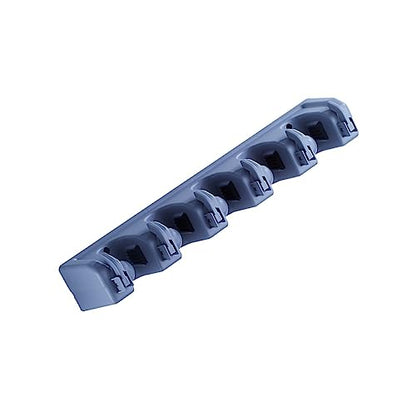Mobestech Wall-mounted Mop Stand Bathroom Organizers for Holders Hook Wall Storage Organizer Kitchen Mop Broom Holder Over The Door Organizer Wall Mounted Storage Tool Storage Rack Blue