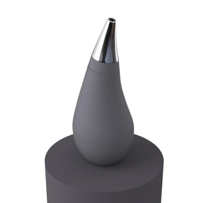 Kitchen Bathroom Counter top Squeezable Soap Dispensers Tear Drop Shape Bottle (Gray, ~7oz) - color: Gray, size: ~7oz