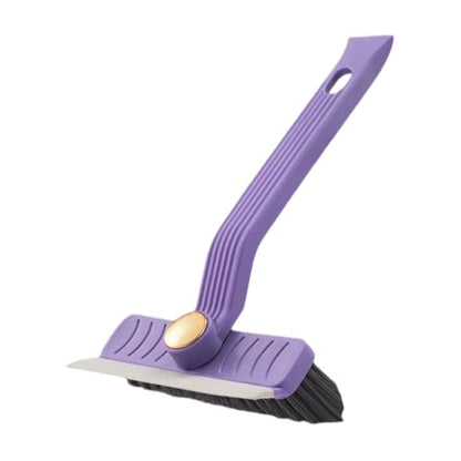 360° Rotating Gap Cleaning Brush - Multi-Purpose Hard Bristle Crevice Brush for Kitchen, Bathroom, Home, 9.45"x5.12"x1.97" (Purple) - color: Purple