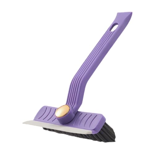 360° Rotating Gap Cleaning Brush - Multi-Purpose Hard Bristle Crevice Brush for Kitchen, Bathroom, Home, 9.45"x5.12"x1.97" (Purple) - color: Purple