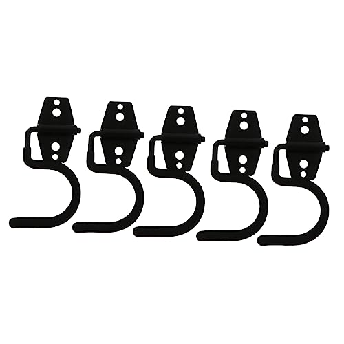 Angoily Broom Hooks, 5PCS Broom Mop Hook Wall Hangers, Heavy Duty Wall Mounted Mop Holder, Holder S Type Garage s Utility s for Utility s for Garage