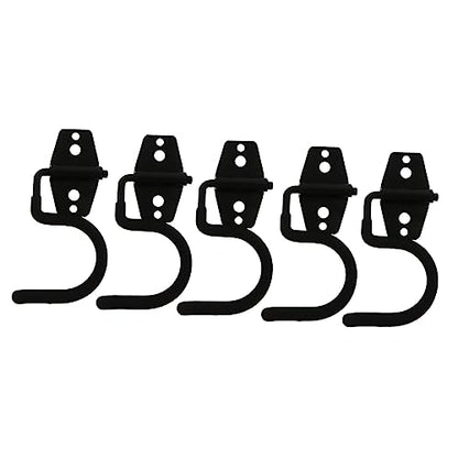 Angoily Broom Hooks, 5PCS Broom Mop Hook Wall Hangers, Heavy Duty Wall Mounted Mop Holder, Holder S Type Garage s Utility s for Utility s for Garage