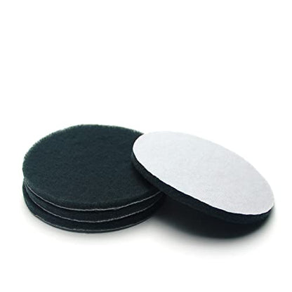 Auniwaig 1200-Grits 7 Inch Scrubber Scouring Pads Flocking Scuff Pads-Multipurpose, Drill Scuffing Disc Hoop and Loop Surface Conditioning Disc Gray 8pcs - size: 1200# 8pcs