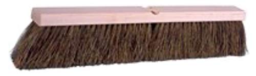 Weiler 44868 24" Palmyra Garage Sweep Kit; Includes 12 Heads + 12 Handles, 60" Metal Tip - size: 24" Brush + Handle, style: Palmyra