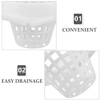 VOSAREA Plastic Mop Bucket, Cleaning Mop Bucket Replacement Drainage Basket Cleaning Strainer Basket for s