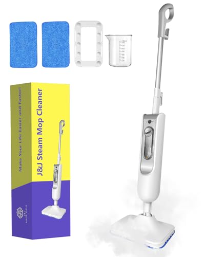 Steam Mop for Floor Cleaning, Effortless Ergonomic Design Floor Steamer for Hardwood and Tile, Adjustable Steam Modes, 1500W High Power, 16.4ft Cord, 400Ml XL Tank, 2 Washable Pad (1) (1)
