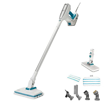 BLACK+DECKER Steam Mop, Floor and Handheld Steamer, Multi-Purpose Steam Cleaner with 6 Attachments, Corded (BHSM15FX08) - style: Steam Cleaner w/ 6 Attachments