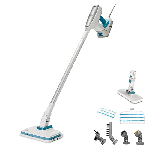 BLACK+DECKER Steam Mop, Floor and Handheld Steamer, Multi-Purpose Steam Cleaner with 6 Attachments, Corded (BHSM15FX08) - style: Steam Cleaner w/ 6 Attachments
