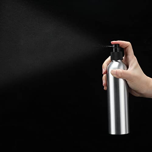Irenare 24 Pcs Small Spray Bottles Aluminum Fine Mist Spray Bottles Bulk Metal Essential Oil Storage for Perfume Toner Liquid Refillable Pump Vials Atomizer Containers for Room Travel(8 Oz) - size: 8 Oz