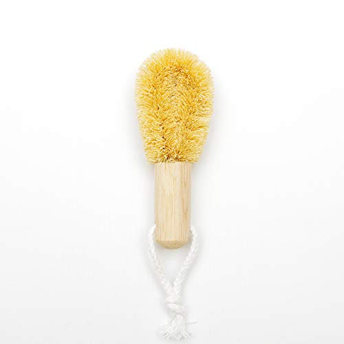 Tawashi a Kitchen Scrub Brush with Handle for Dish, Pan, Pot, Strainer, Sink and Vegetables (Mini)