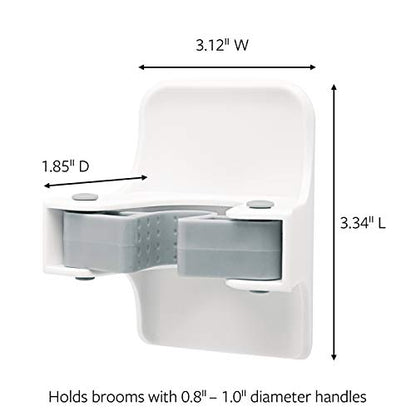 Command Broom Gripper, 1-Gripper (17007-HWES), Organize Damage-Free - size: 1 Gripper
