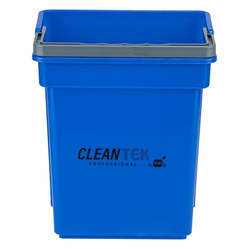 Restaurantware-Clean Tek Professional 4 Quart Cleaning Bucket, 1 Utility Pail with Handle - Heavy-Duty, Portable, Blue Plastic Washing Pail, Perfect for Household, Outdoor, Car Wash and More - color: Blue, size: 4 Quarts