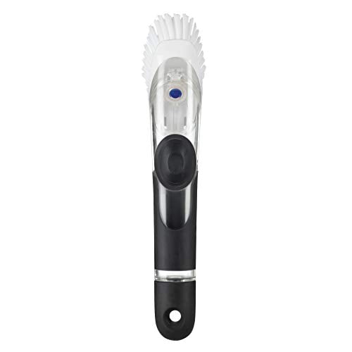OXO Good Grips Soap Dispensing Dish Brush Refills, 2 Pack, White, Nylon Bristles - size: 2 Count (Pack of 1)