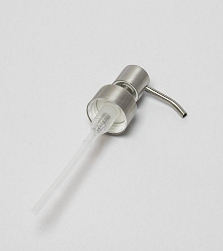 Kapitan Soap Dispenser Pump Head Replacement Spare for Standard 28/400 (26 mm - 28mm / 1.02 in-1.10 in) Neck Size, Stainless Steel Brushed Finish - size: 1 Piece - Nickel
