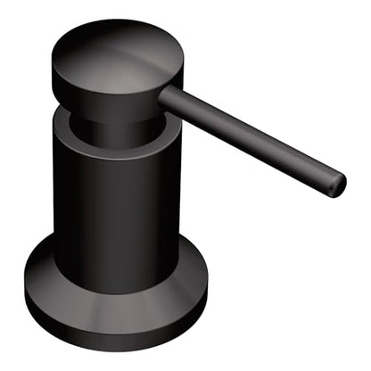 Moen Modern Deck Mounted Lotion or Kitchen Soap Dispenser Pump, Matte Black, 3942BL - color: Matte Black