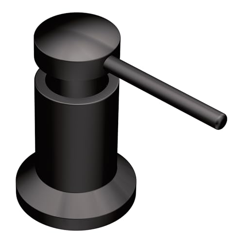 Moen Modern Deck Mounted Lotion or Kitchen Soap Dispenser Pump, Matte Black, 3942BL - color: Matte Black