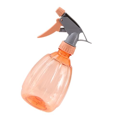 Plastic Plant Spray Bottle, 500ml Adjustable Nozzle Superfine Spray Hair Spray Bottles Garden Sprayer Lawn Sprayer Plant Water House Plant Watering Can for Flowers, Plants (Orange) - color: Orange