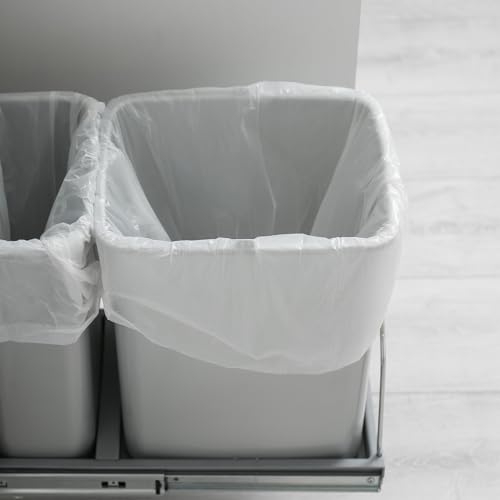 Small Trash Bags 4 Gallon - 105 Count 4 Gallon Trash Bag, Unscented Small Garbage Bags Bathroom Trash Bags, White 4 Gal Small Trash Can Liners - style: 4 Gallon-105 Count