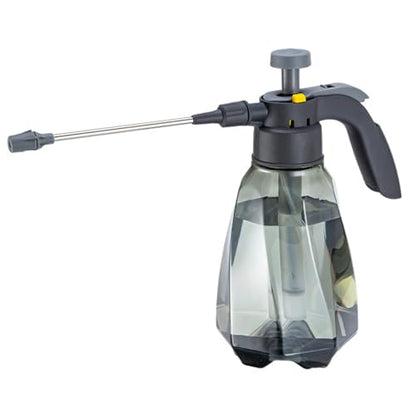 Pressure Spray Bottle 1.5 L Plastic Pressurized Spray Bottle with 360° Adjustable Nozzle Plant Comfortable Handle Bottles for Plants and Other Cleaning Solutions Pressure