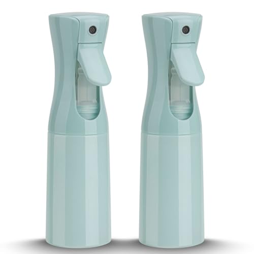 Spray Bottle for Hair (6.8OZ /200ML) Continuous Ultra Fine Mist Sprayer for Hair, Salons, Barber, Plants, Skin Care, Cleaning 2 Pack Blue - color: Blue, size: 200ml-2 Pack