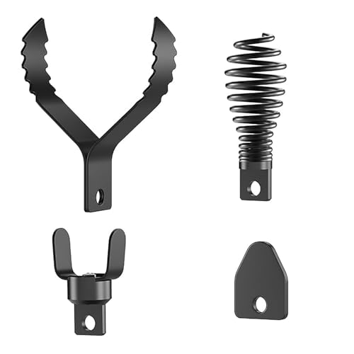 4-Piece Drain Snake Attachment Replacement Cutters-Boring Bulb Cutter,C-Cutter,Spade Cutter,Arrow Cutter-Compatible with 50FT-100FT Drain Snake for 1-4“ Pipe - style: 4-Piece