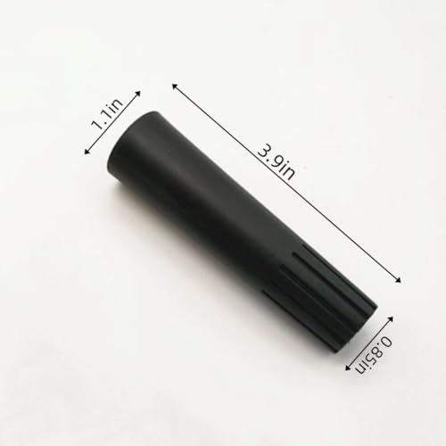 Squeegee Adapter, Changes The Threaded Tip to a Standard Friction Taper Fit, Black 2pc