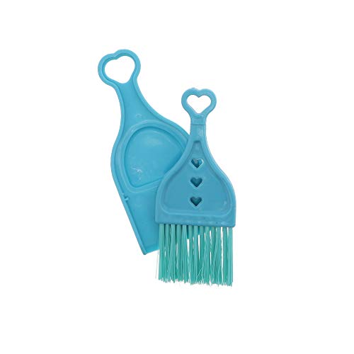 Mini Broom and Dustpan Set - Blue - color: Blue