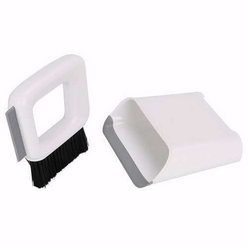 Mini Dustpan and Brush Wisp Broom and Dustpan Portable Handheld for Keyboard Bedroom Bathroom Kitchen Counter Camping Tent BBQ Table Pet(1 Set)