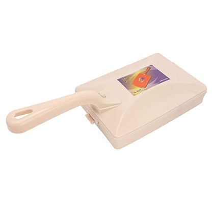 Handheld Carpet Sweeper, Double Roller Manual Cleaning Brush with Pet Hair Removal for Sofa Furniture and Home Use