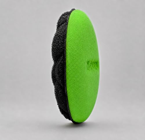 Jetz-Scrubz Scratch-Free Kitchen Scrubber Sponge – Dual Sided Non-Scratch Dish Cleaning Sponge for Cookware, Dishes & Kitchen Surfaces – Odor Resistant, Reusable – Round Scrub Sponges (3 Pack, Green) - color: Green