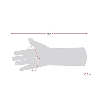 MAMISON Quality Kitchen Rubber Gloves (1 Pairs, X-Large), Cleaning, Washing, Non-Slip Reusable Natural Latex Gloves, House Hold. Korean Kitchen - size: X-Large