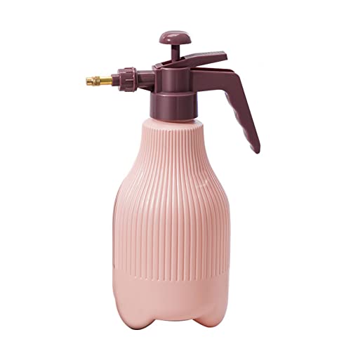 1500ml Gardening Spray Bottle with Rotating Nozzle - Large Area Uniform Spray, Sealed Copper Head, Ergonomic Handle Design (Pink) - color: Pink