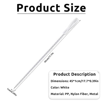 Flexible Drain Cleaning Brush for Sink Pipe Hair Removal and Clog Prevention Suitable for Kitchen Bathroom and Tub