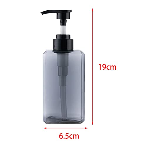 Laundry Dispenser Container Bottle Liquid Laundry Soap Bottle, 450ml Gray - color: 450ml Gray