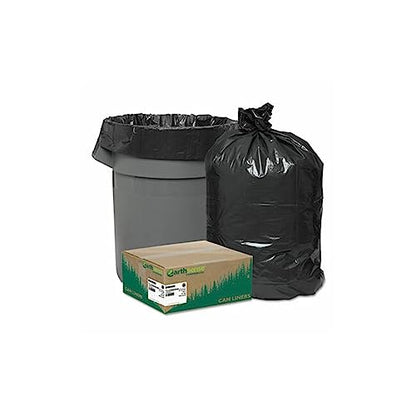 Earthsense Commercial RNW4850 Can Liner 40x46, 40-45 Gal, 1.25 mil, Black, (Case of 100)