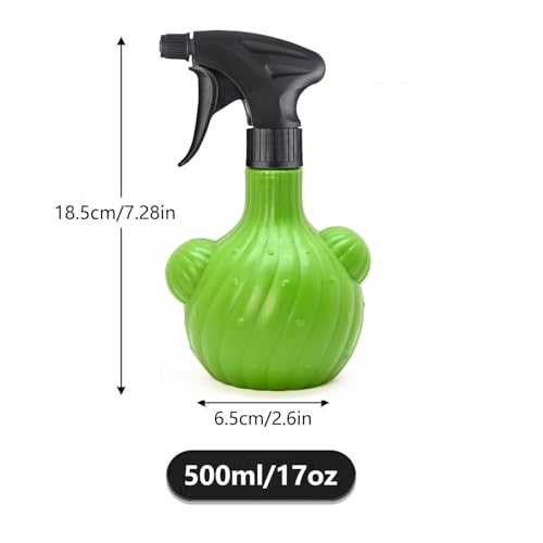 Plant Mister Spray Bottle | Spray Bottle for Indoor and Gardens, Continuous Water Mist Sprayer for Plants, Flowers, Cleaning (green 500ml/17oz) - color: green 500ml/17oz