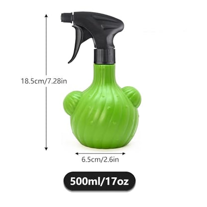 Plant Mister Spray Bottle | Spray Bottle for Indoor and Gardens, Continuous Water Mist Sprayer for Plants, Flowers, Cleaning (green 500ml/17oz) - color: green 500ml/17oz