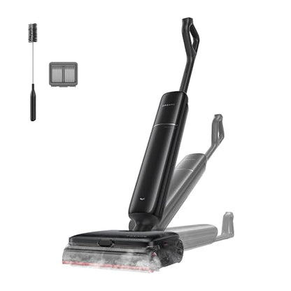 DREAME Aero Pro Steam Wet Dry Vacuum Mop, 392℉ Steam Cleaning, 28kPa Suction, 3.88in Ultra-Slim Vacuum Mop Combo, 0 Hair Tangle for Pet Owner, Heated Brush Wash, Hot Air Drying, Up to 70min Runtime