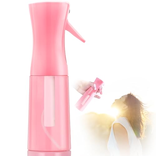 Spray bottles, Spray Water Bottle Fine Mist Refillable, Continuous Spray Bottle for Hair, Skin Care, Planting, Showering Pets, Travel, Cleaning & Home (Pink) - color: Bright Pink, size: 6.8 Ounces