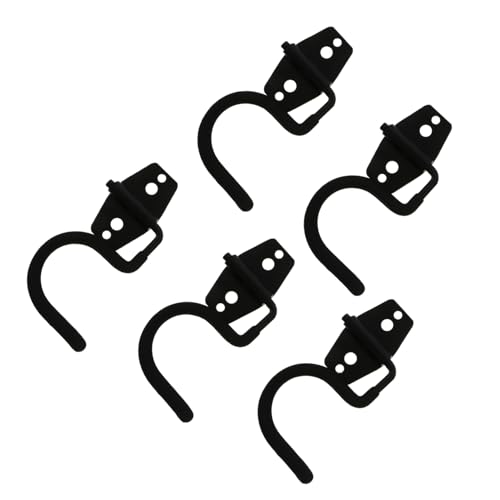 5pcs Heavy Duty Wall Mounted Hooks Premium Garage Tool Organizer for Brooms Mops Rakes for Warehouse Garden Shop and Basement Storage