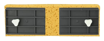 Sponge Mop Refill for Superio Butterfly Mop Only Overall: 9"x3" Screws: 6.5" Apart, 2 Pack - size: Replacement #1 (2)