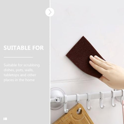 FRCOLOR Multi-Function Emery Scrub Sponges 2 Rolls Household Dishwashing Replaceable Nano Carborundum Sponge Kitchen Cleaning Tool