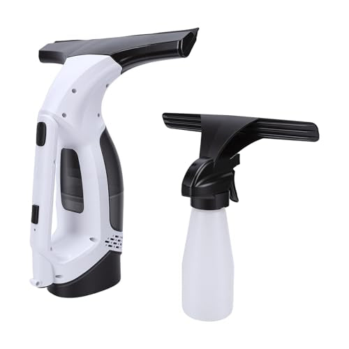 Sorandy Cordless Window Vacuum Squeegee, Handheld Window Vacuum, Electric Cleaning Tool with Spray Bottle & 2000Pa Suction, Ideal for, Tiles, Mirror, Countertop & Car Windshield
