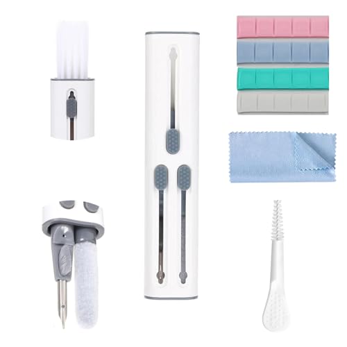 Airpod Cleaner Kit 4-in-1 Cleaning Pen for AirPods Pro 1 2 3 4 - Soft Brush, Flocking Sponge, Metal Tip for Earbuds, iPhone, Keyboard, Bluetooth Headphones - size: 4-in-1