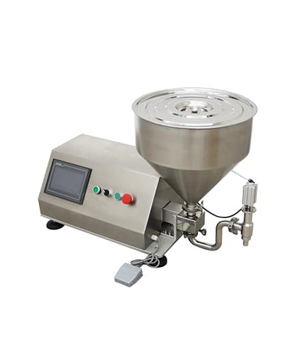 INTSUPERMAI Rotary Pump Paste Liquid Dual Purpose Filling Machine Rotor Pump Filling Machine Water Milk Honey Cream Oil Detergent Filler 220V