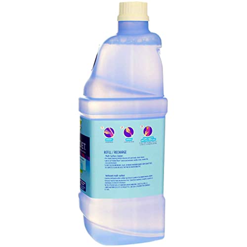 SWIFFER 23679 1.25-Liter Wet Jet Multi-Surface Solution - Open Window Fresh - Quantity 4 - size: 168.8 Fl Oz (Pack of 1)