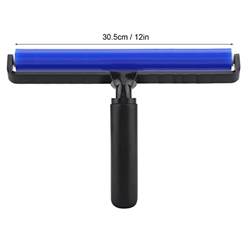 Ejoyous Lint Roller, Silicone Manual Dust Removal Roller Anti Static Cleaner Screen Film Roller for Household Remove Dirt Dust Hair (12 Inch) - size: 12 Inch