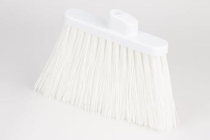 SPARTA 41082EC75 Plastic Color Coded Broom, Flagged Bristles, Long Broom With Angled Head For Large Debris, 56 Inches, Lime, (Pack of 12) - color: Lime