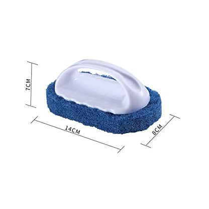 Scouring Pad Brush kit 8 Pieces, Cleaning Brush with Handle, Dish Scrub Brush, Bathroom Brush, Sink Scrub Brush